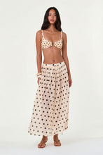 MARIT SKIRT - LEMON POLKA DOT