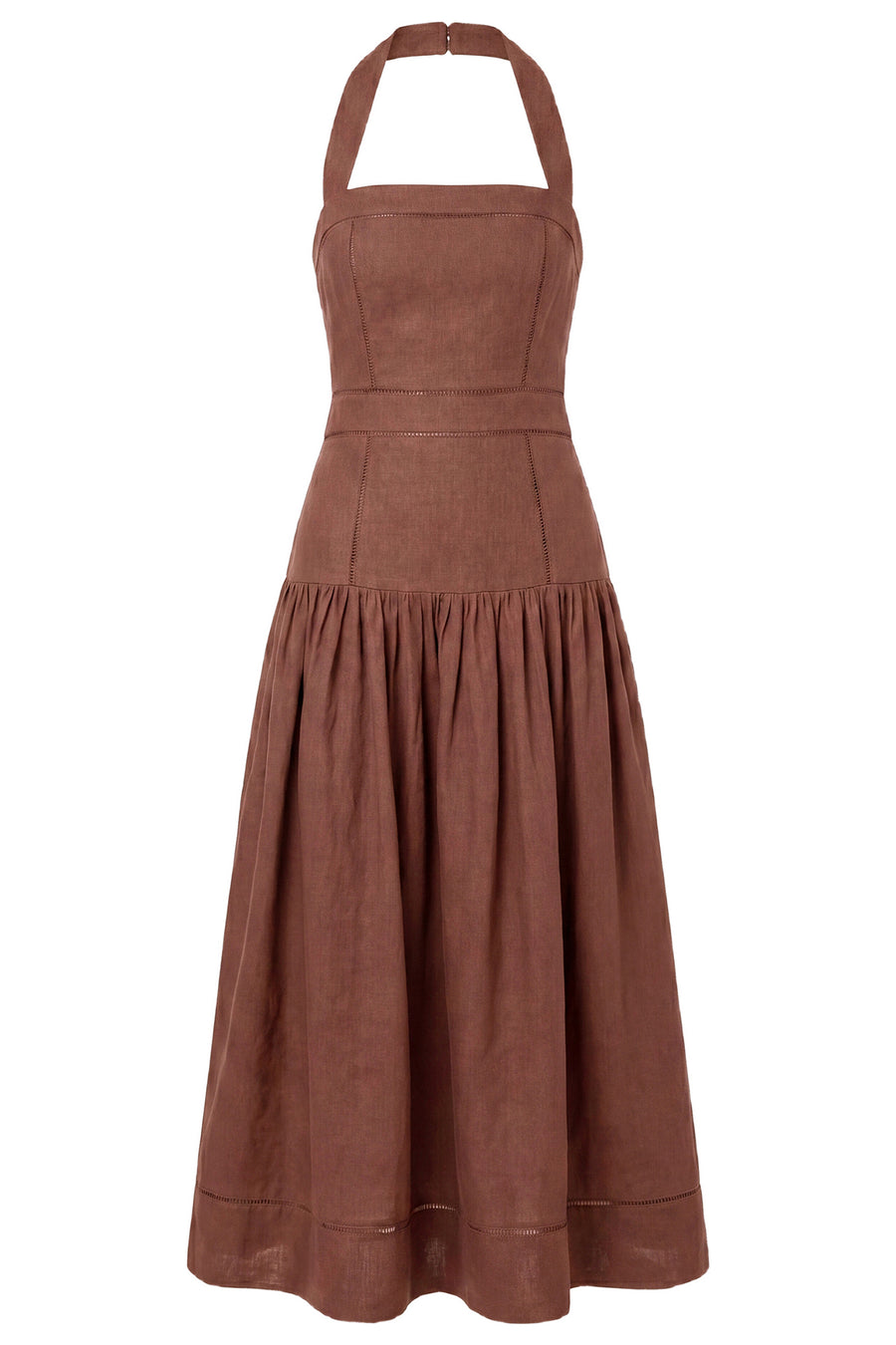 VIVIANNE DRESS - MOCHA