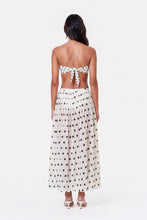 MARIT SKIRT - IVORY BLACK POLKA DOT