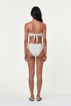 NEREA HIGH WAIST BOTTOM - IVORY BLACK POLKA DOT