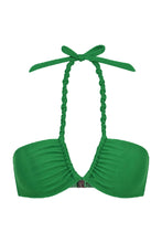 ONDINE MACRAME BIKINI TOP - LEAF