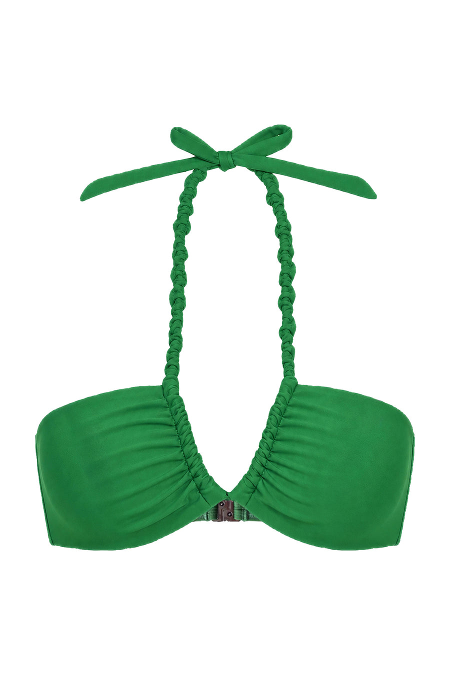 ONDINE MACRAME BIKINI TOP - LEAF