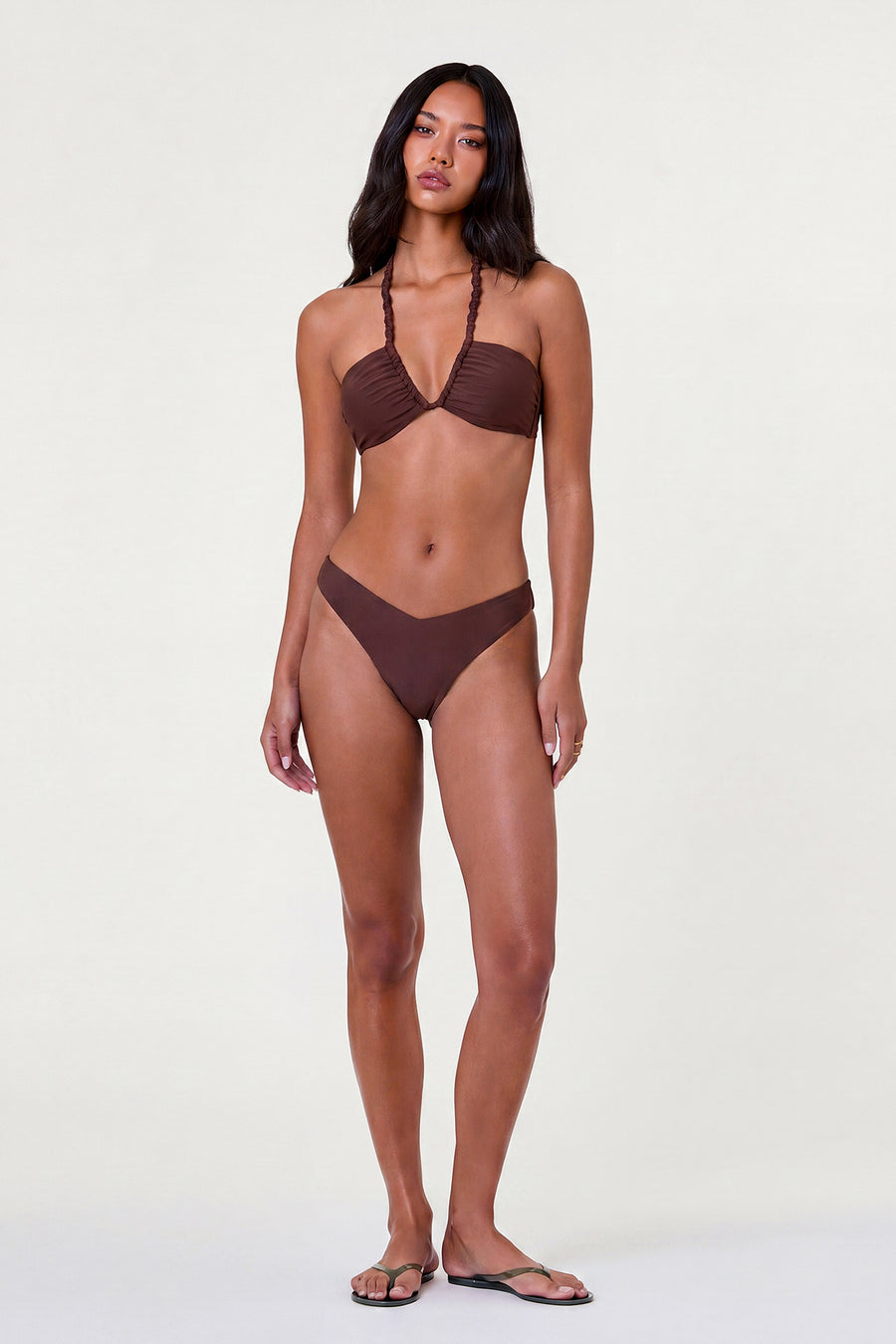 TAHINA BIKINI BOTTOM - ESPRESSO