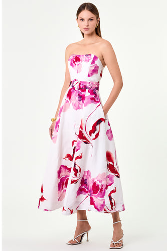 Sia Dress - Zoe Floral Ivory