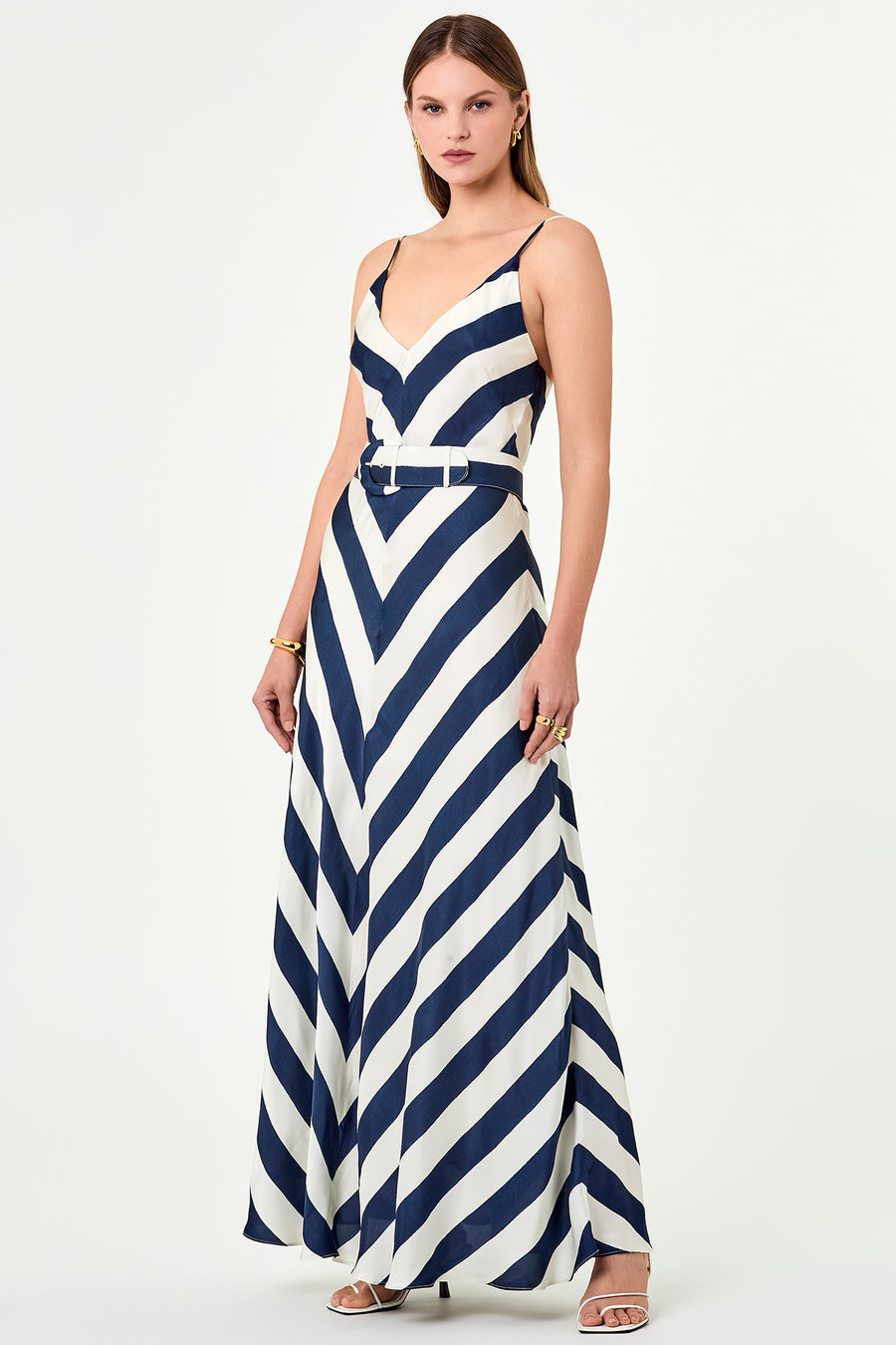 Letty Dress - Sia Stripe Print