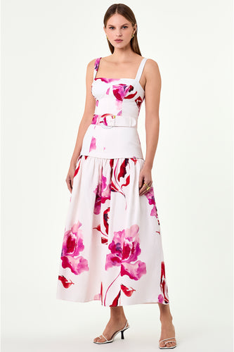 Lidia Dress - Zoe Floral Ivory