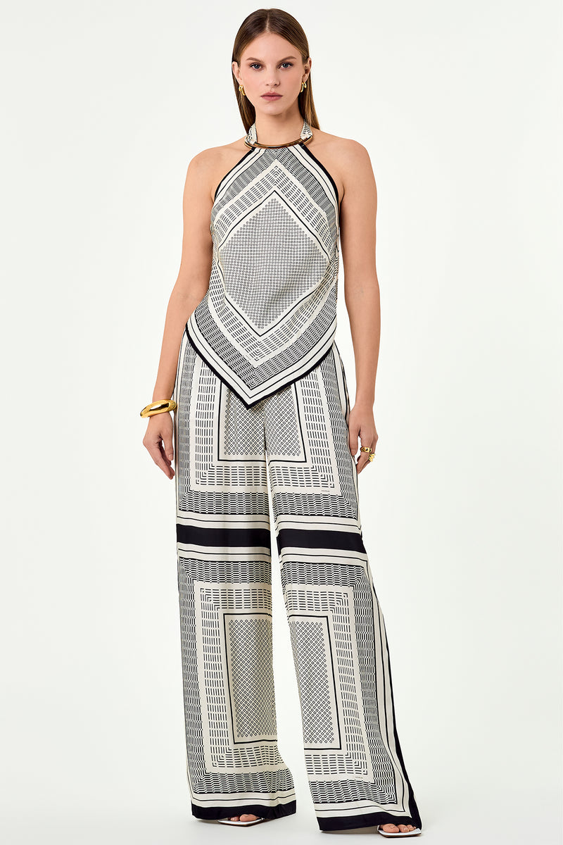 Skye Top - Scarf Print – NICHOLAS