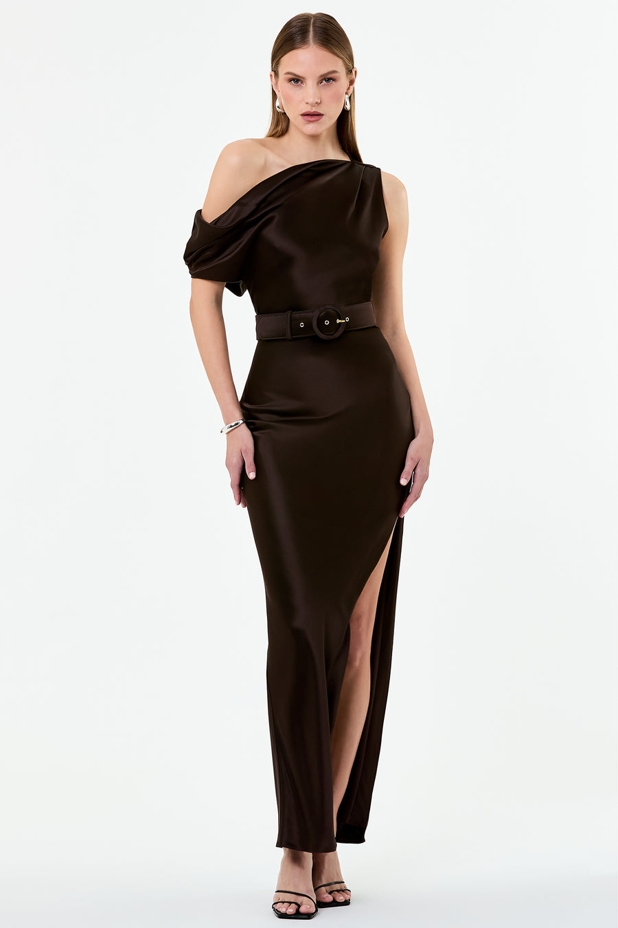calia maxi dress NICHOLAS Calia Dress in Cacao