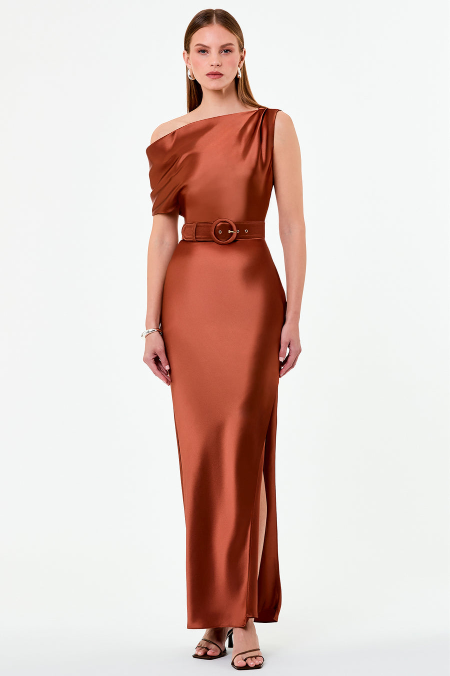 EARTHA DRESS - CHESTNUT