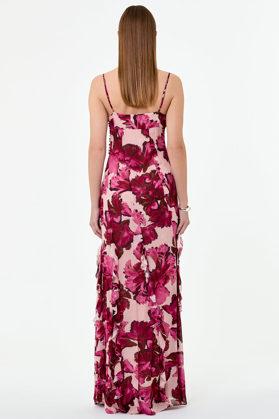 KAMILA DRESS - WILLA FLORAL MAGENTA