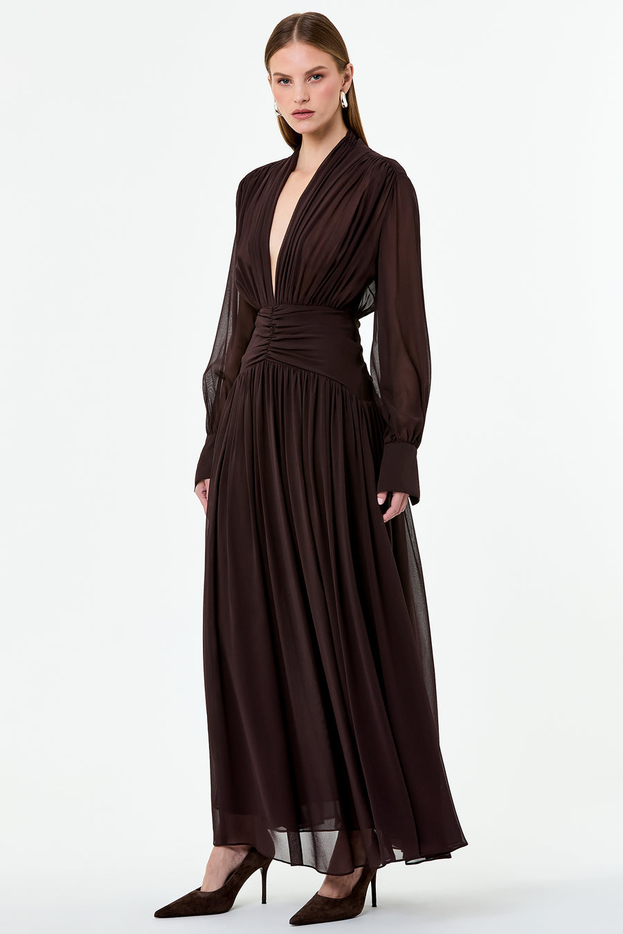 JOCELYN DRESS - CACAO