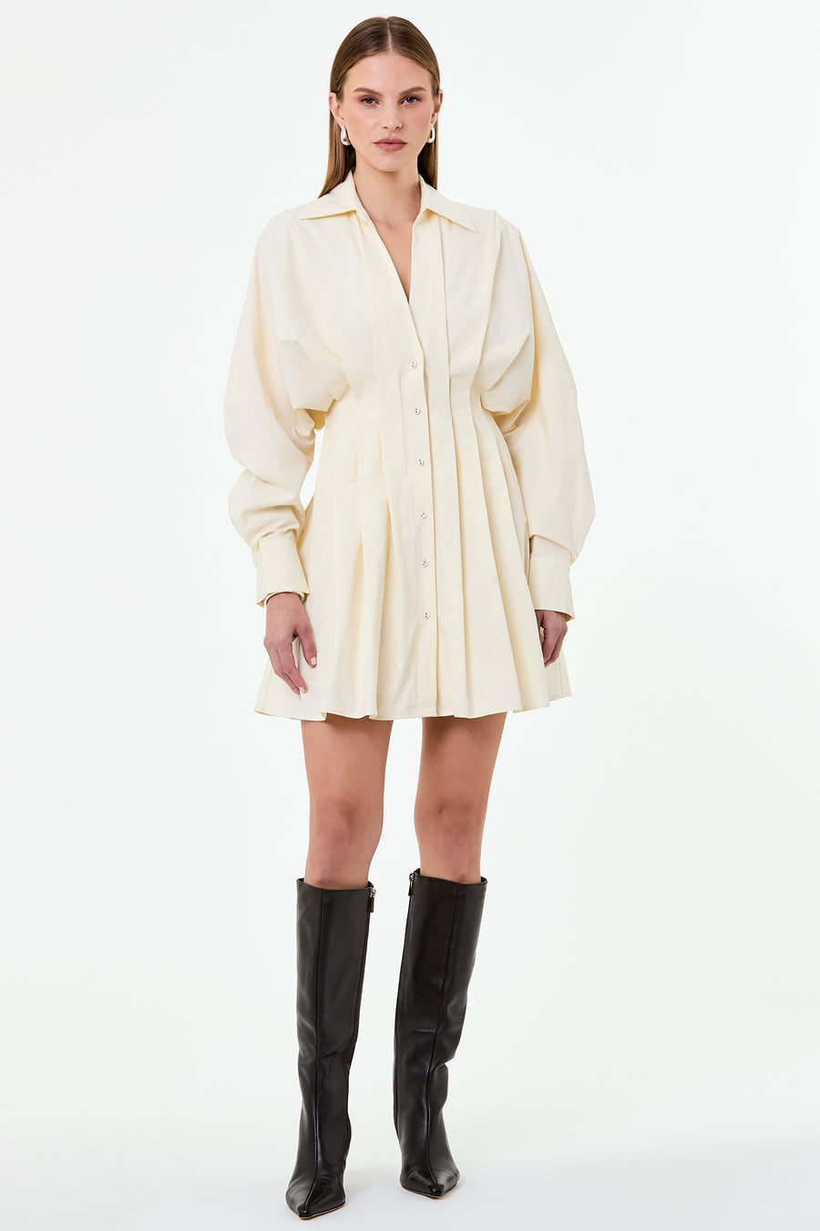 FABIENNE DRESS - CHALK