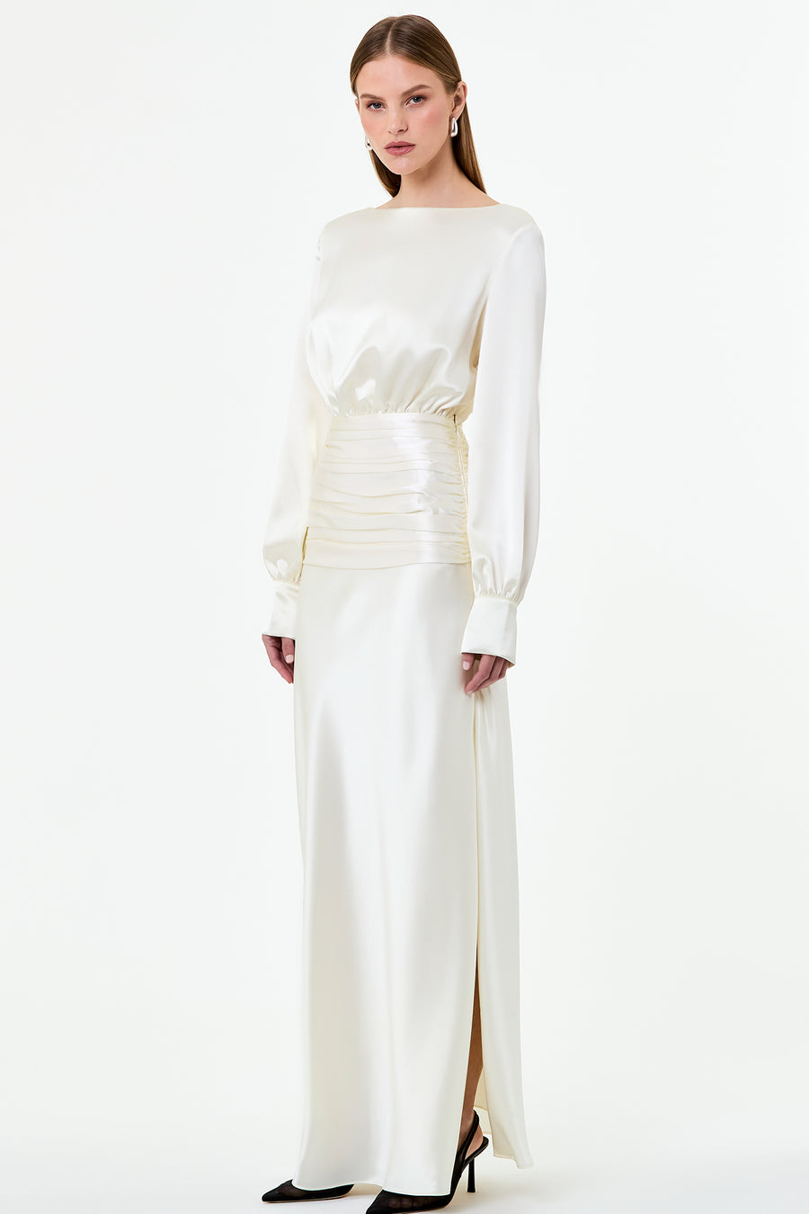 SAMINA DRESS - PEARL