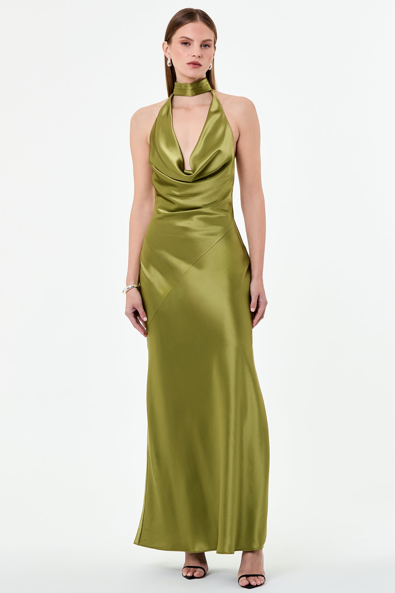 LYRIA DRESS - LEAF