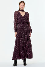 DRAYA DRESS - OPAL GEO PLUM