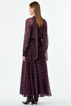 DRAYA DRESS - OPAL GEO PLUM