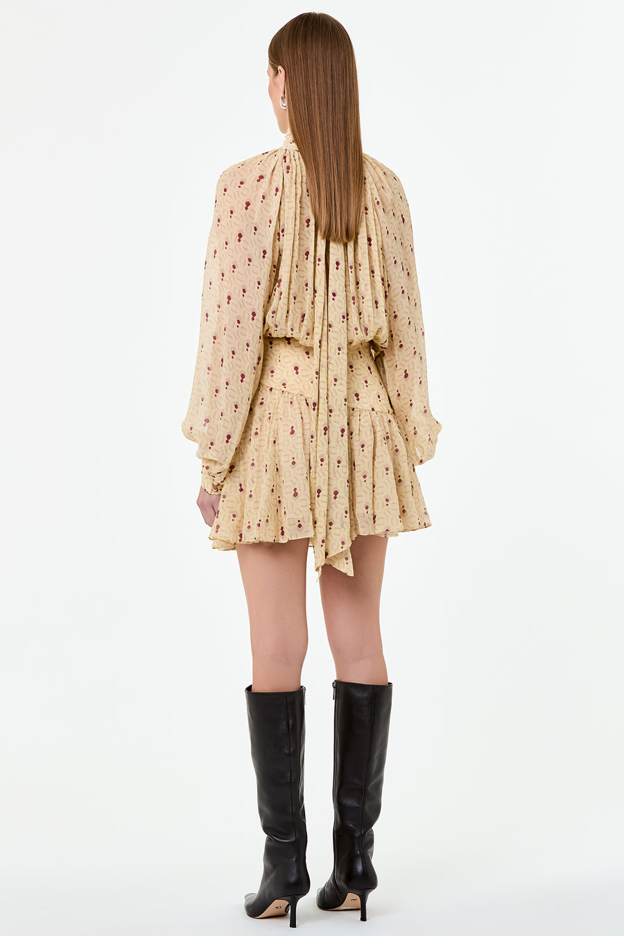 LORI DRESS - ALENA SKY FLORAL – NICHOLAS
