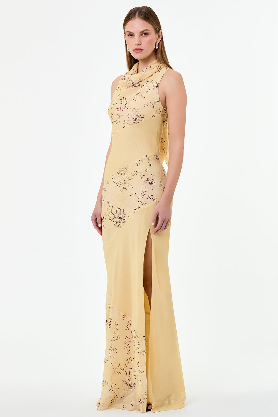 SHANA DRESS - WISTERIA FLORAL BUTTER