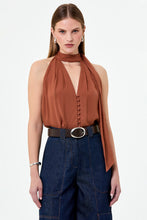 SUMIRA TOP - CHESTNUT