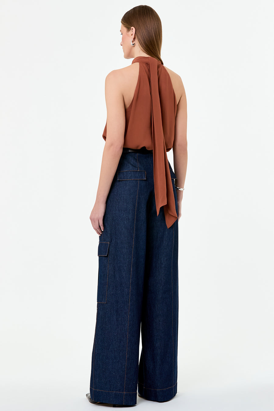 SUMIRA TOP - CHESTNUT