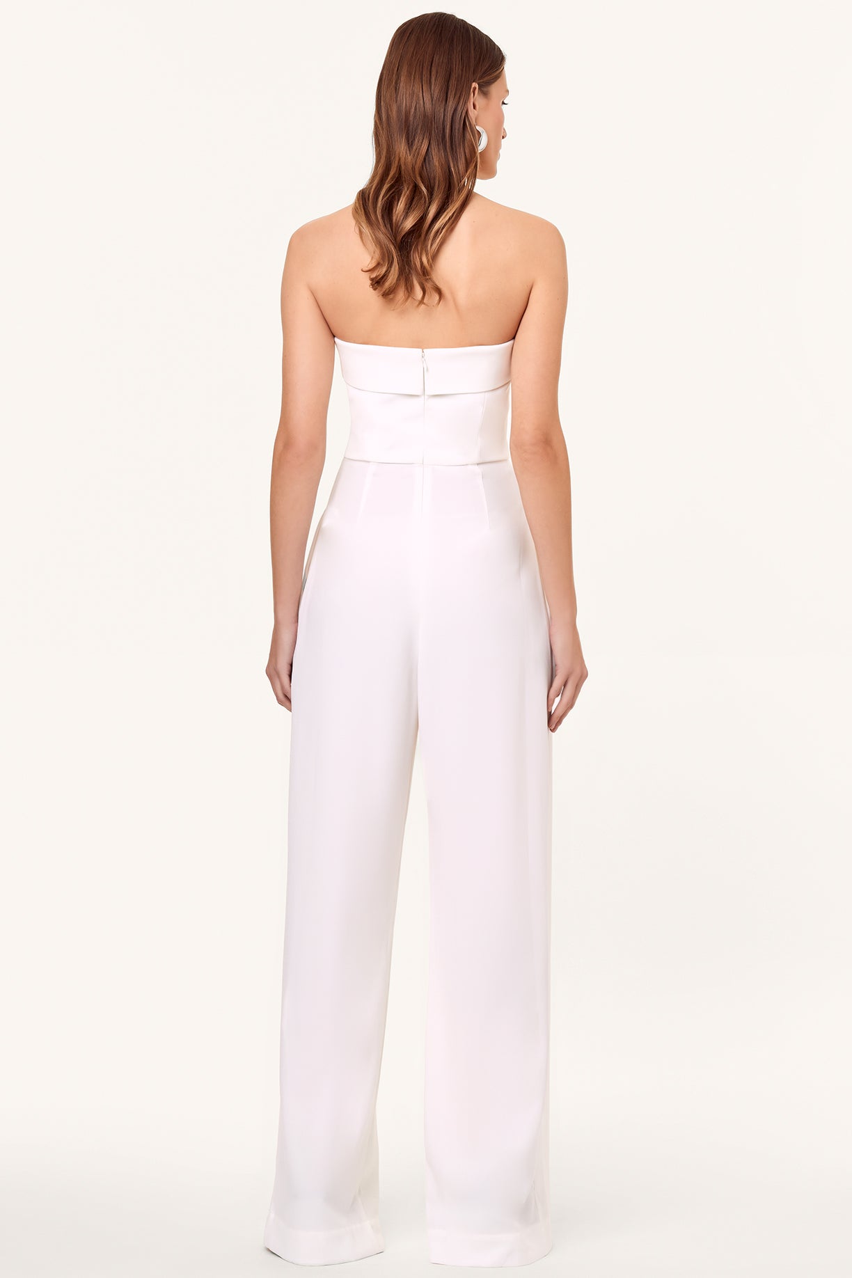 Power of Love White Strapless Jumpsuit