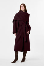 CANDICE COAT - DARK PLUM