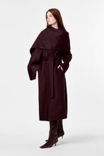 CANDICE COAT - DARK PLUM
