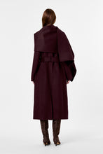 CANDICE COAT - DARK PLUM