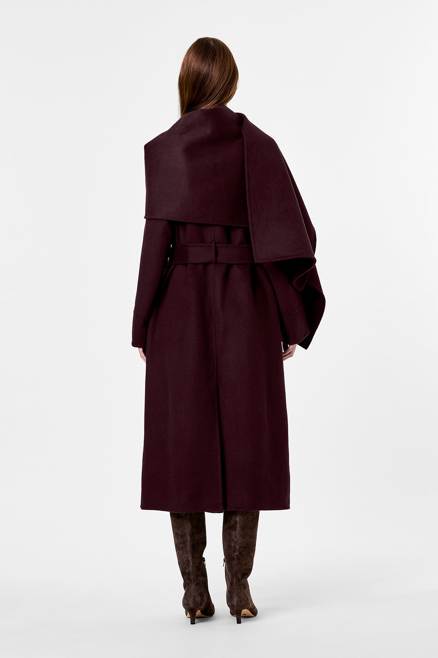 CANDICE COAT - DARK PLUM