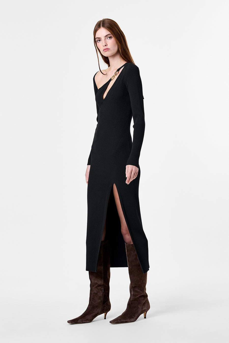 GINERVA DRESS - BLACK