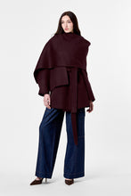 SANDY COAT - DARK PLUM