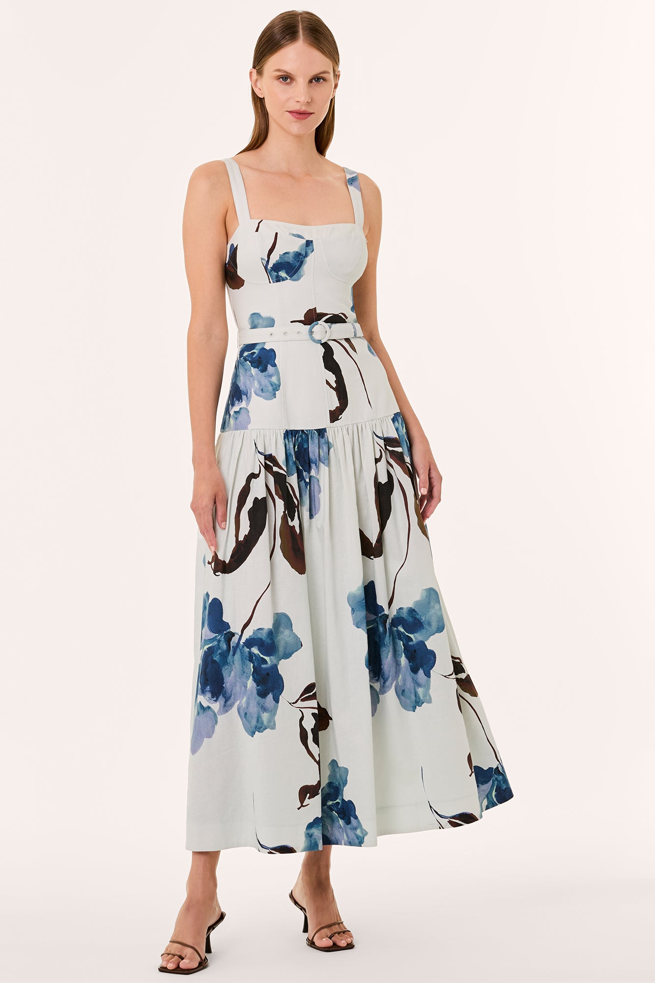 LIDIA DRESS - ALENA SKY FLORAL