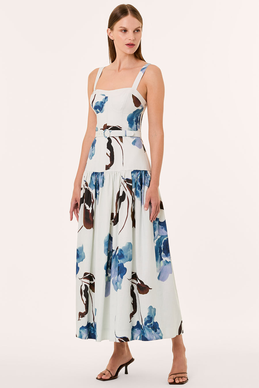 LIDIA DRESS - ALENA SKY FLORAL