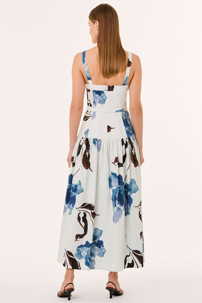 着物・セレモニードレス apolina Nola Dress Folk Floral Blue Mist 着物・セレモニードレス apolina Nola Dress Folk Floral Blue