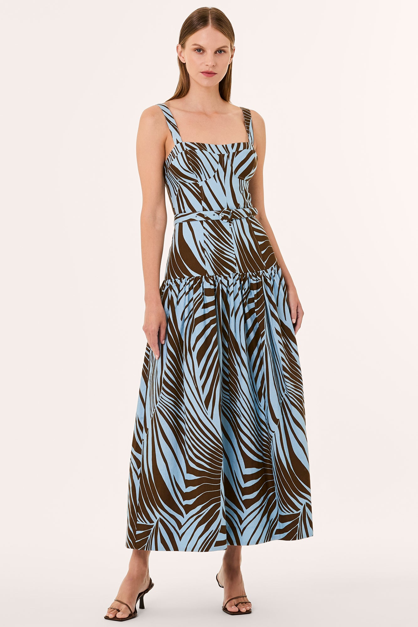 LIDIA DRESS - RHEA SKY PALM