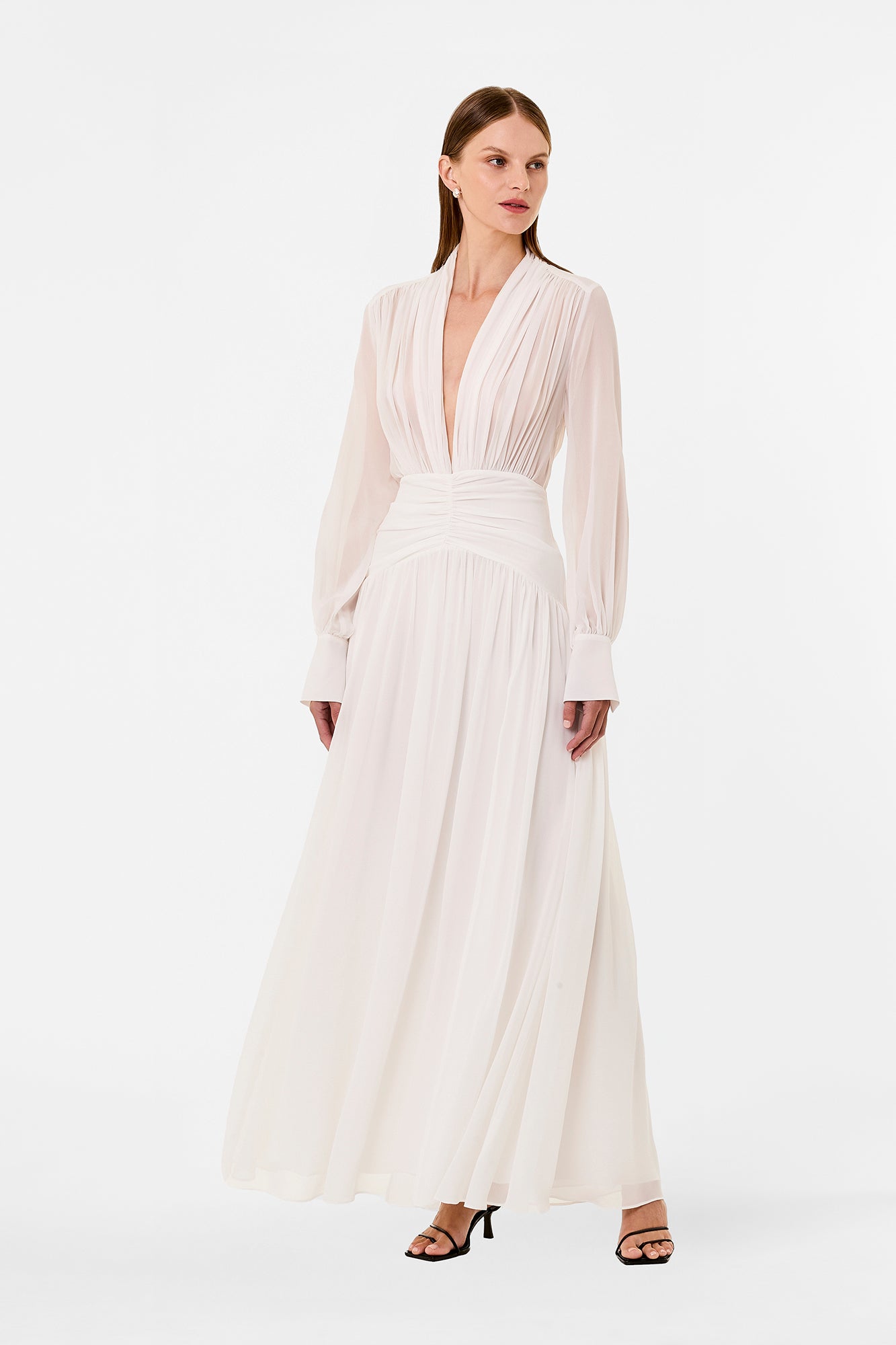 JOCELYN DRESS - IVORY NICHOLAS JOCELYN DRESS - IVORY NICHOLAS