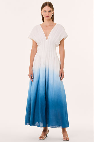 SONYA DRESS - DIP DYE