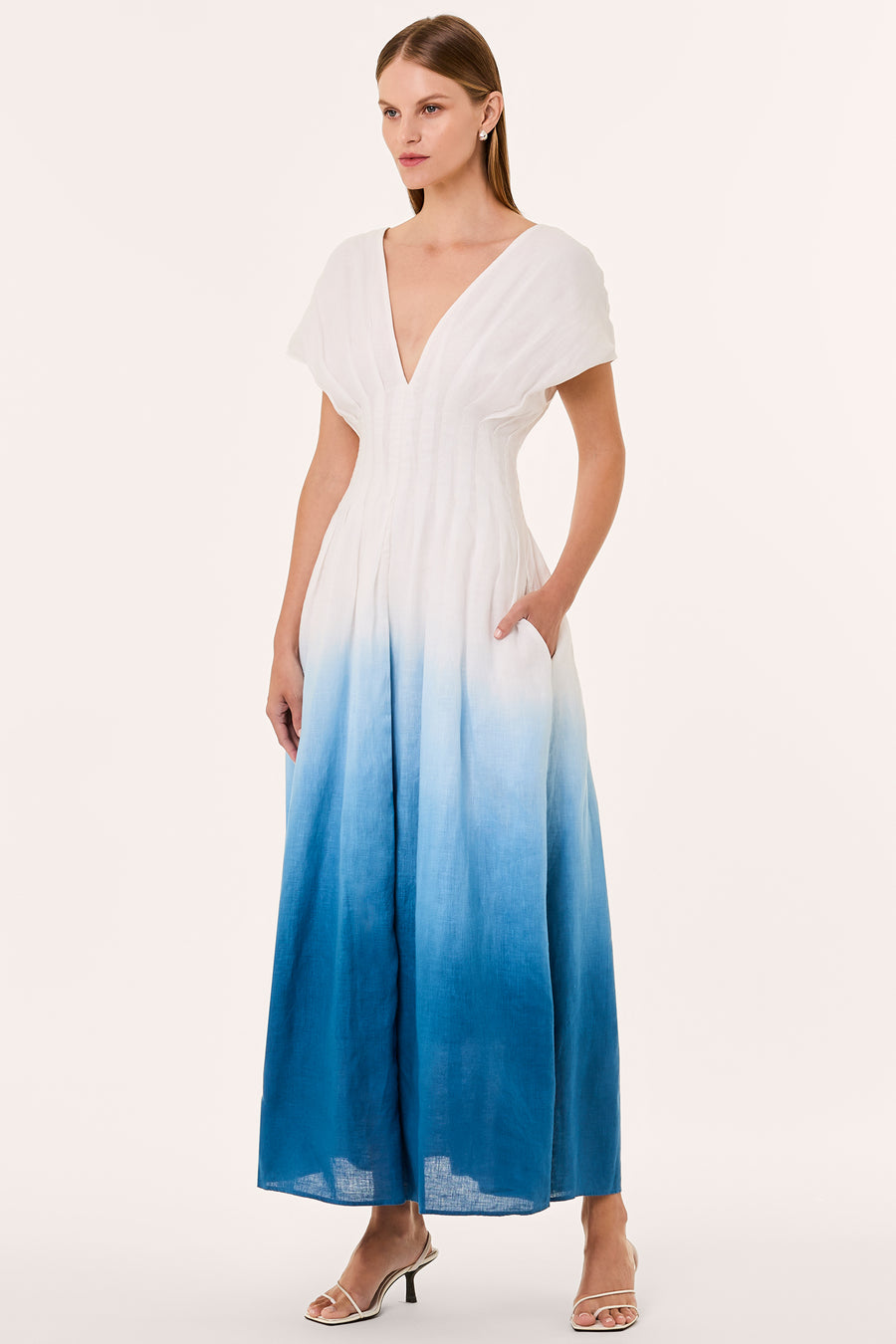 SONYA DRESS - DIP DYE