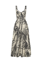 ANYA DRESS - RHEA BLACK PALM