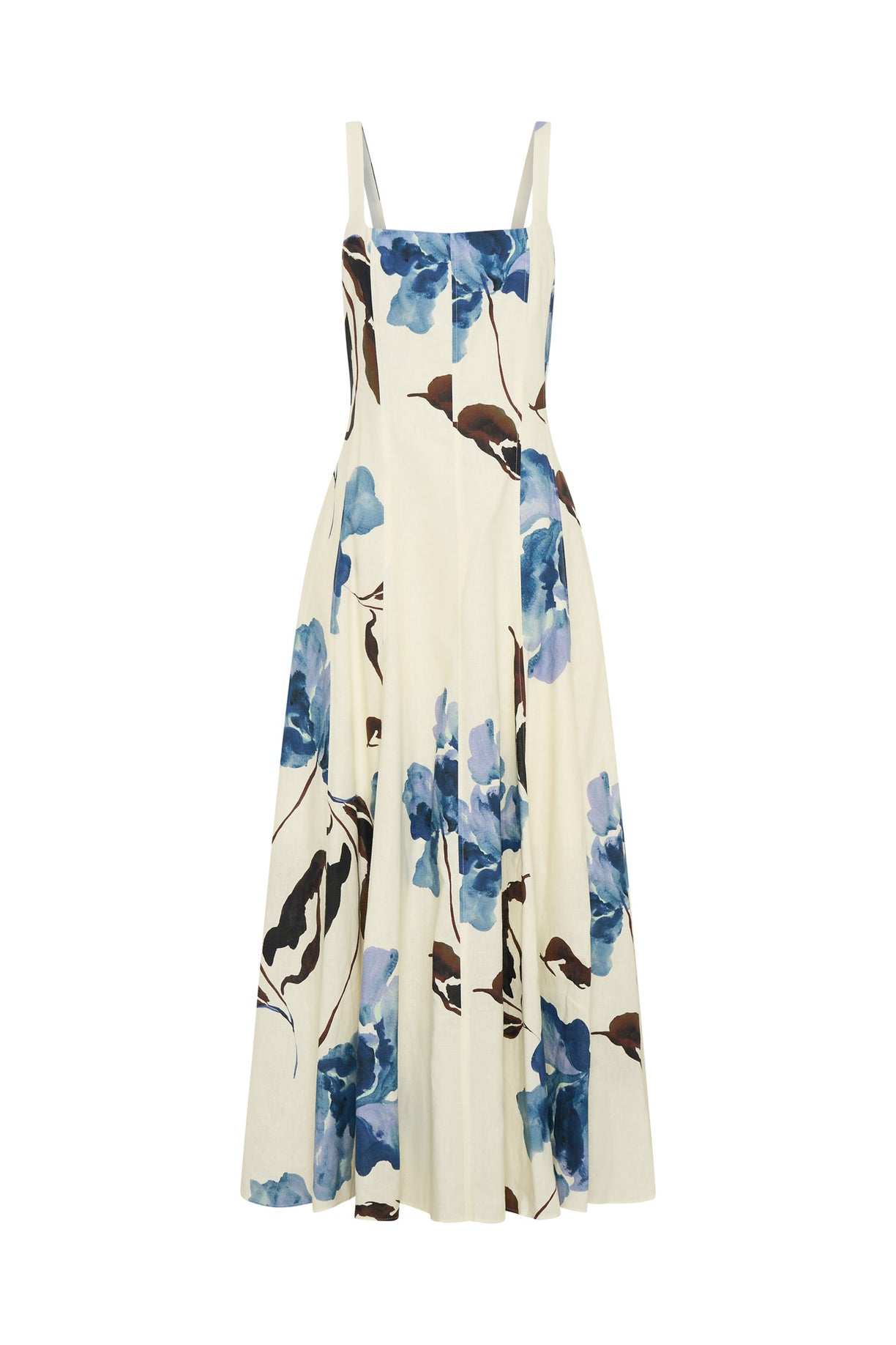 ATHENA DRESS - ALENA BLUE FLORAL – NICHOLAS