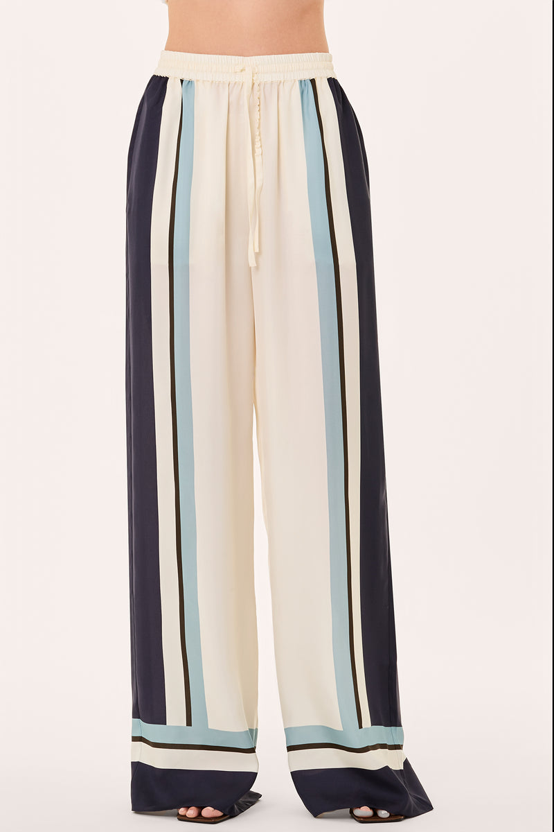 SANDRA PANT - ATHENS SCARF SKY