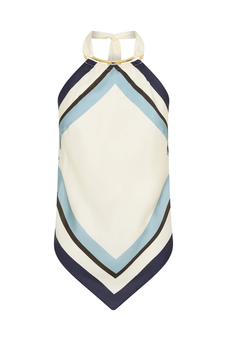 SKYE TOP - ATHENS SCARF SKY