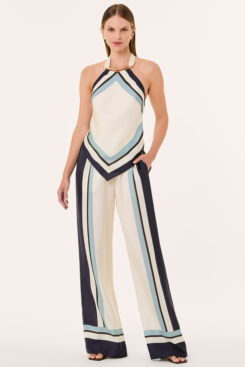 SKYE TOP - ATHENS SCARF SKY