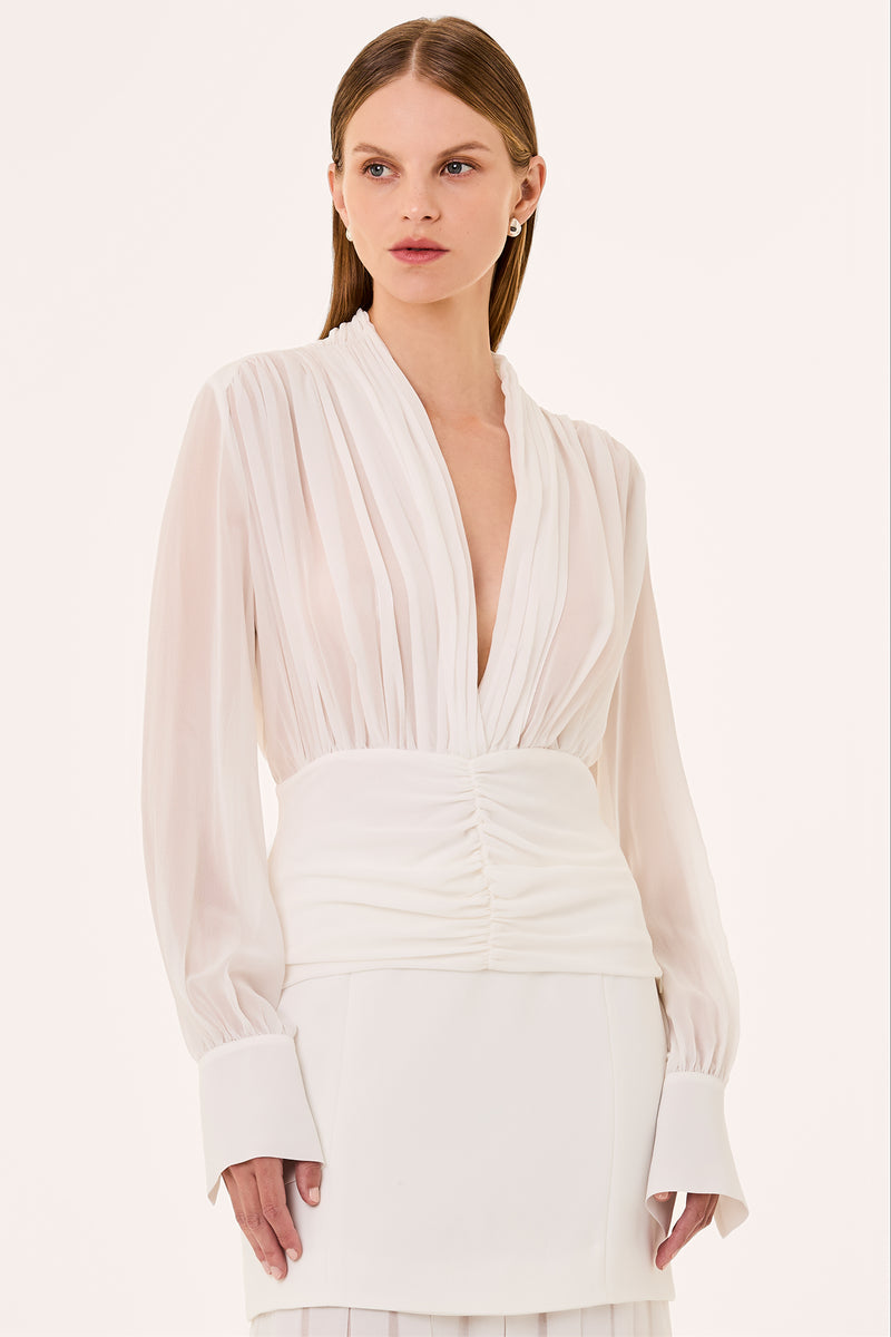 JACQUELINE TOP - IVORY