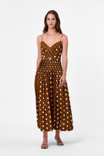 MIREILLE DRESS - SPICE IVORY POLKA DOT