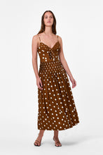 MIREILLE DRESS - SPICE IVORY POLKA DOT