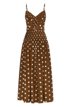 MIREILLE DRESS - SPICE IVORY POLKA DOT