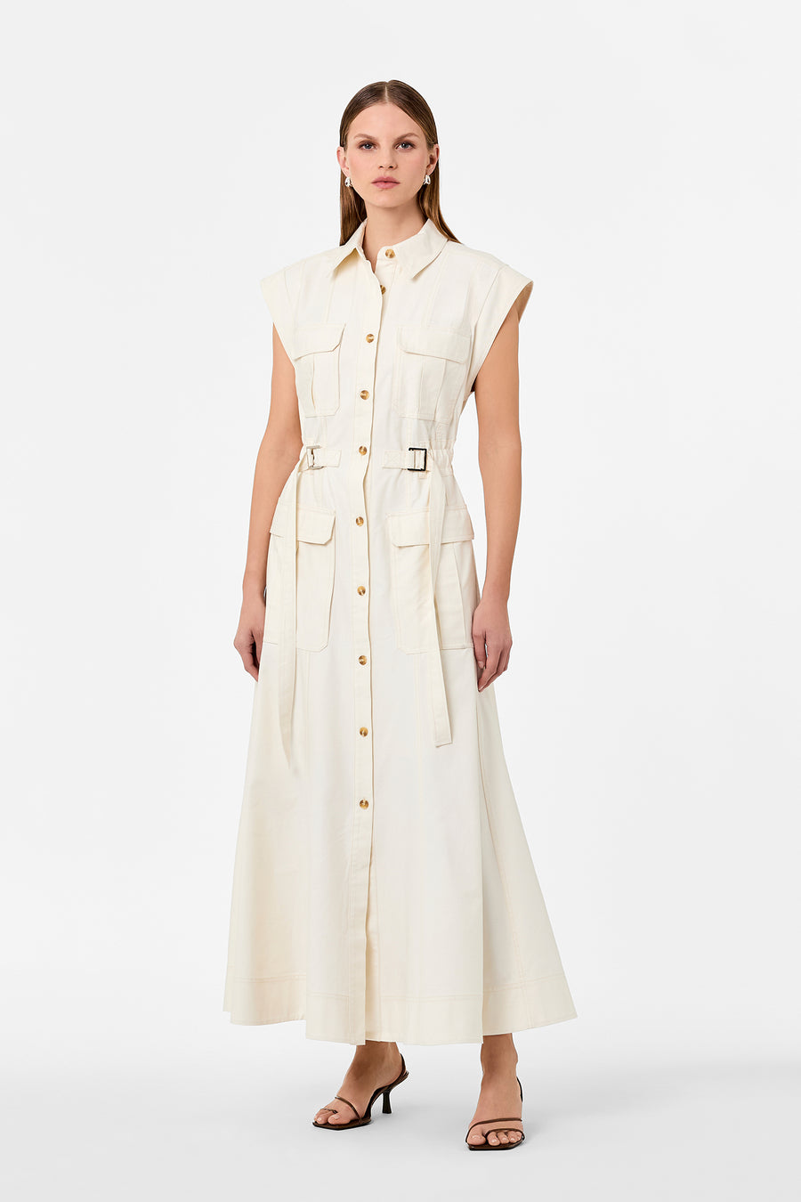 ROMINA DRESS - IVORY