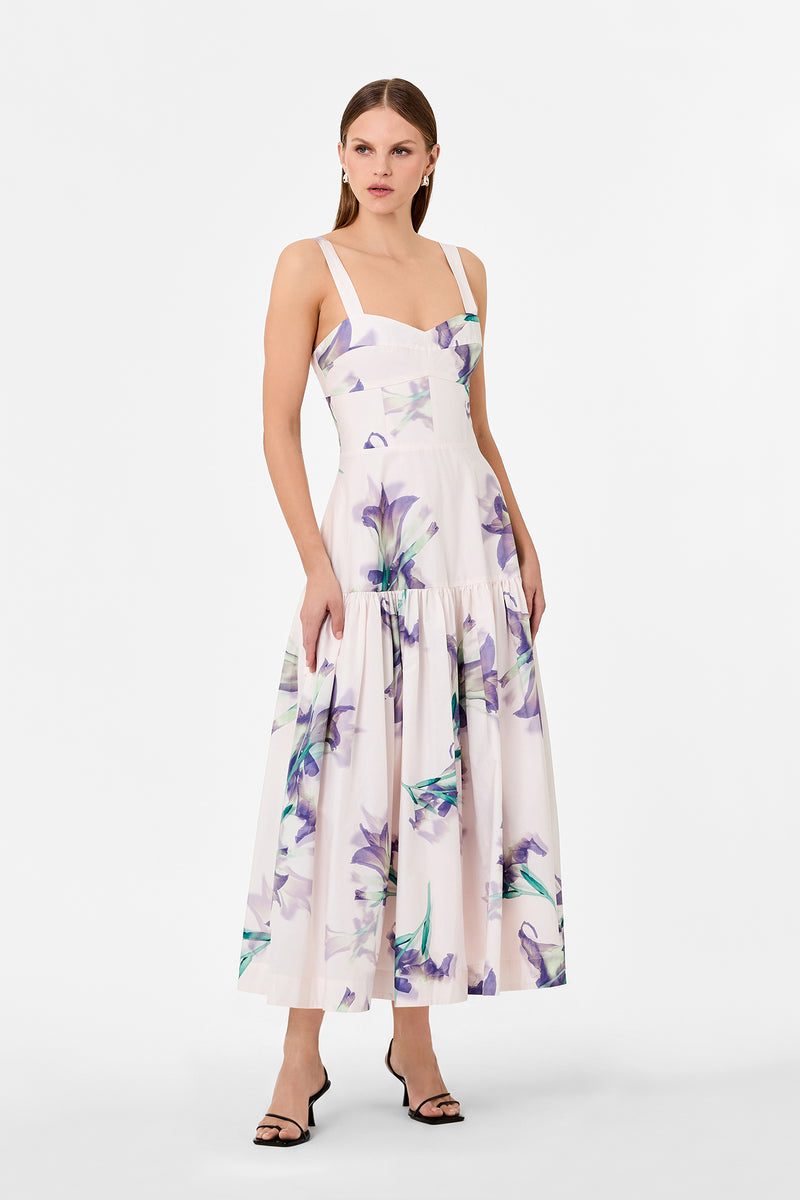 VALERIA DRESS - SHADOW FLORAL