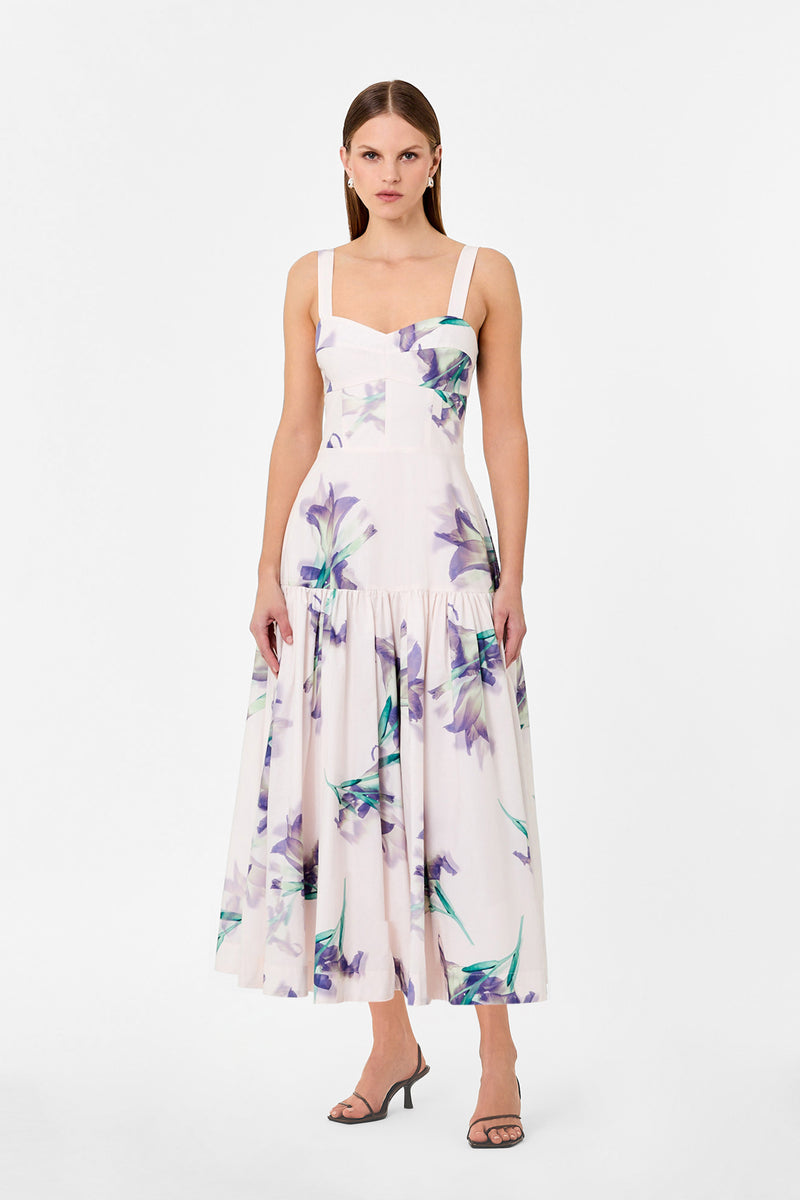 VALERIA DRESS - SHADOW FLORAL